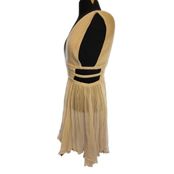 WINDSOR Striking Womens Mini Cut-out Skater Dress Medium  Size Medium. Dual plun - Picture 3 of 4